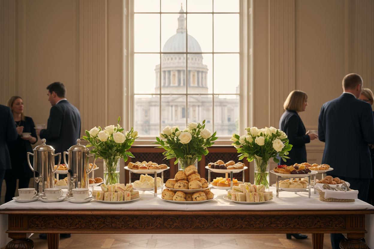 Wake catering near St Paul's Cathedral