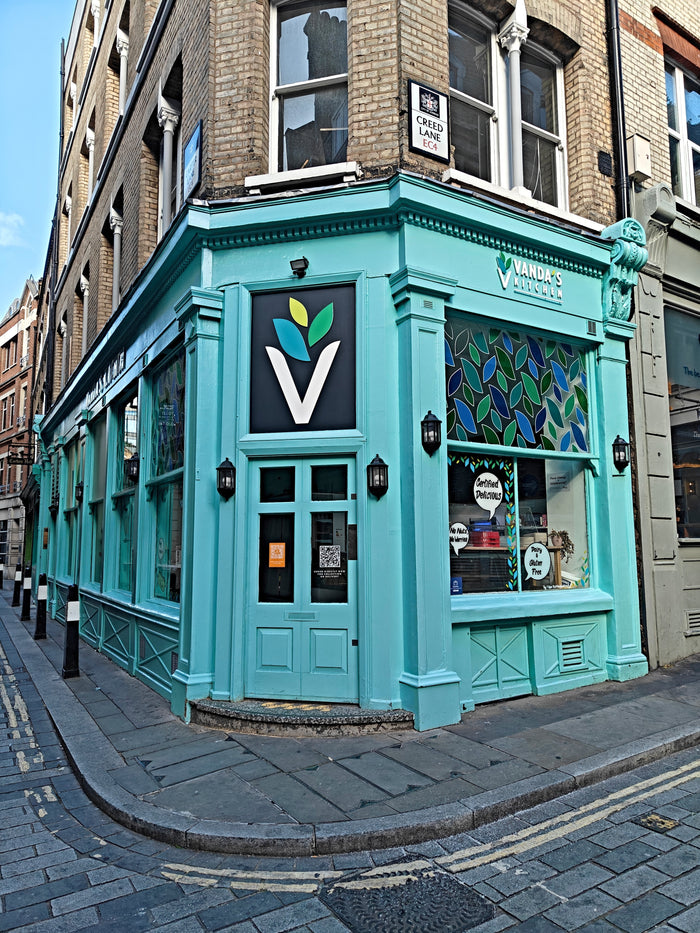 Vandas Kitchen storefront, Carter Lane