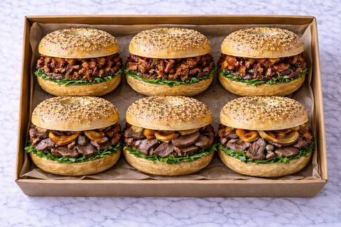 Beef Bagel Platter