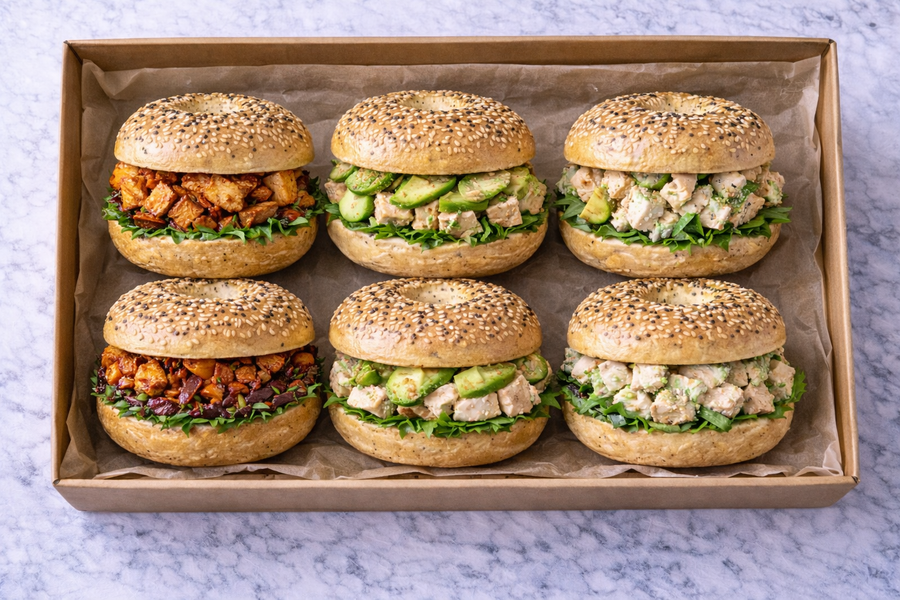 Chicken Bagel Platter
