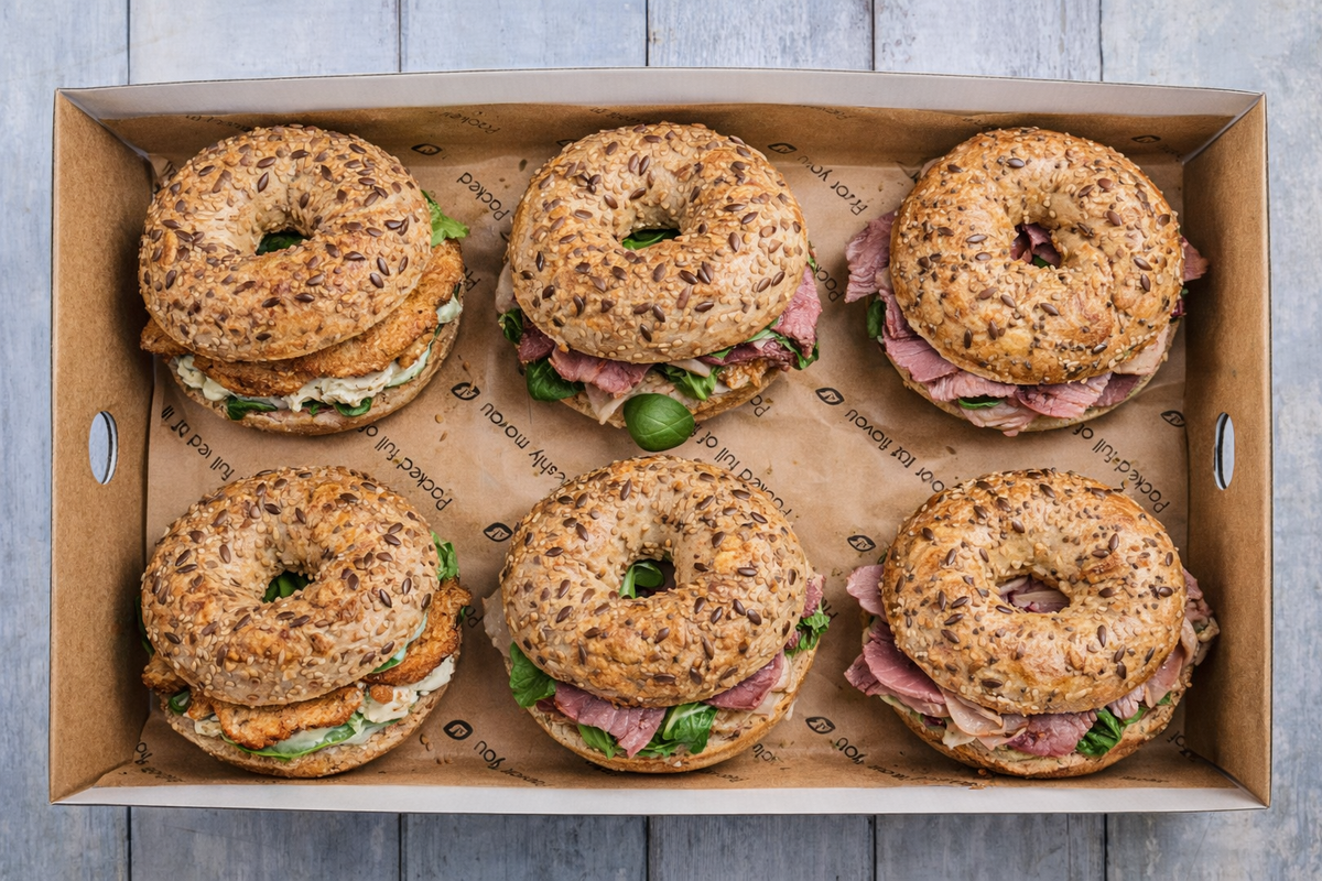 Gluten Free Bagel Platter (6)