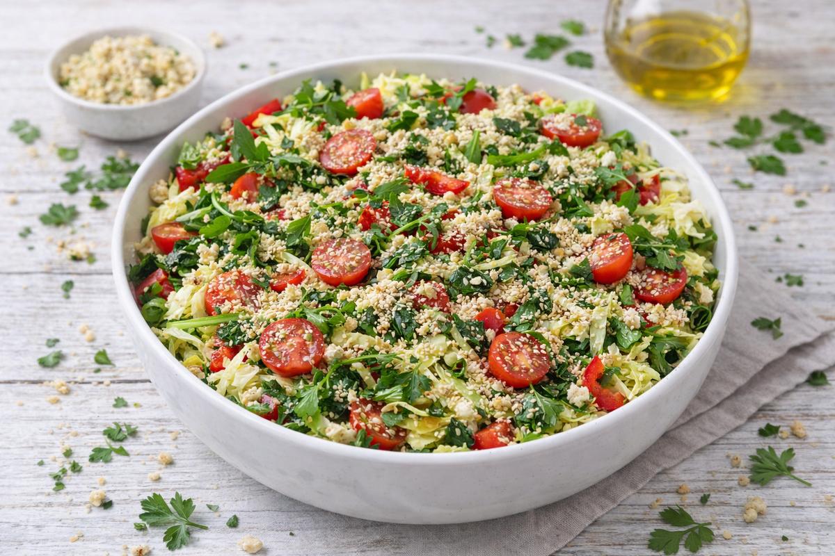 Parmesan Chicken Garden Salad