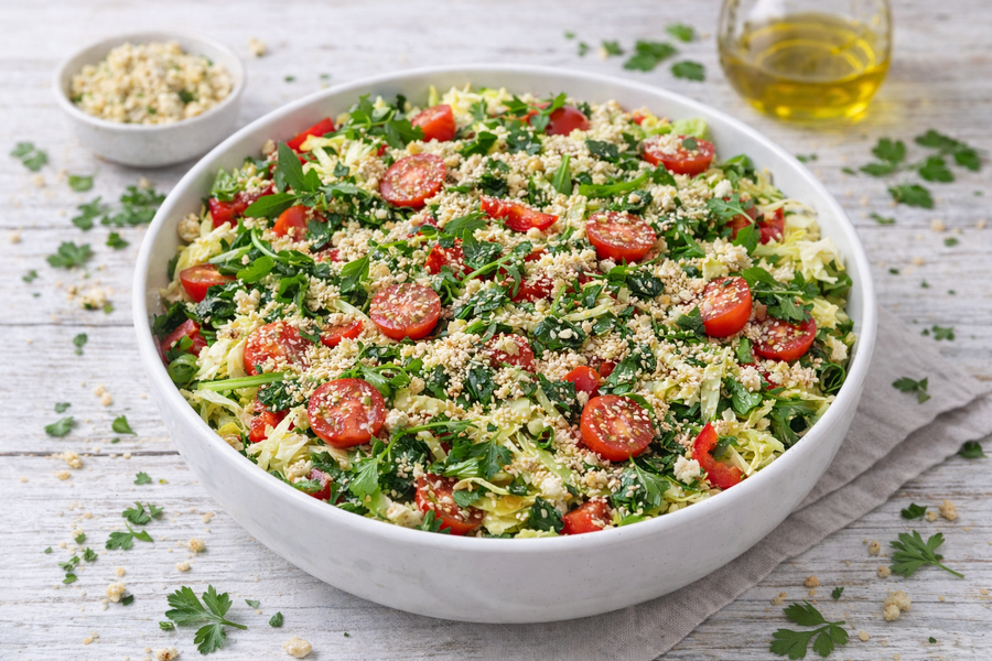 Parmesan Chicken Garden Salad