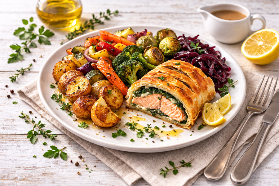 Salmon Wellington