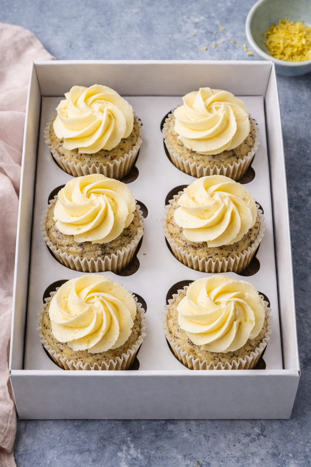 Gluten Free Lemon & Poppyseed Cupcakes